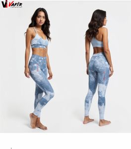 Conjunto de yoga sin costuras popular de 2 piezas, sujetador deportivo, leggings, ropa de gimnasio, ropa deportiva, ropa de fitness Vafir. - Product Image 1