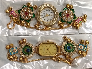 Montres Ghungroo de qualité supérieure en cachemire, magnifique travail Meenakari, offre combinée, parfaites pour toutes les occasions, complètent toutes les tenues - Product Image 1