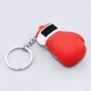 Llavero de Guantes de Boxeo de Cuero PU Mini de Alta Calidad con Logotipo Personalizado al por Mayor, Color Personalizado, para Deportes y Entretenimiento en el Hogar - Product Image 4