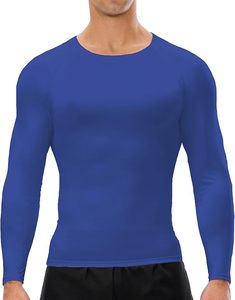 Men's Compression Long Sleeve Performance Shirt Premium Quick Dry Compression Base <b>Layer</b> <b>Top</b> Men's Athletic Compression Training - Product Image 5
