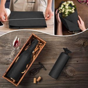 100 Fogli di Carta Velina Nera 14 X 20 Pollici, Carta da Regalo Artistica per Matrimoni, Progetti Fai-da-Te, Natale e Lavori di Carta - Product Image 3