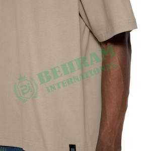 Camisetas de Verano de Alta Calidad para Hombre, de Manga Corta, Tejidas, Holgadas, Transpirables, 100% Algodón, Ecológicas, con Hombros Caídos y Corte Cuadrado - Product Image 5
