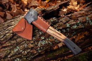 Hand-Forged High Carbon Steel Flat Backed Hammer <b>Axe</b> 13" Full Tang Ash Wood <b>Handle</b> DIY Grade ODM Outdoor Work Gifts - Product Image 5