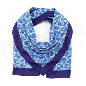 Écharpe longue en soie pour femme, imprimé floral, élégante, multifonctionnelle, accessoire de mode toutes saisons - Product Image 2