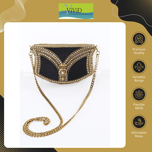 El Mejor Proveedor del Mundo que Vende Bolsos de Noche Ligeros con Cuentas Metálicas de Primera Calidad para Mujer, Excelente Precio de Mercado, Forro de Seda - Product Image 2