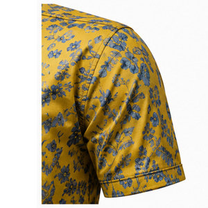 Chemise décontractée pour homme à motif floral de qualité supérieure avec un tissu doux et respirant et une coupe régulière confortable pour tous les jours - Product Image 4