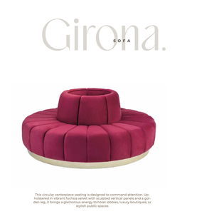 Round Velvet Sofa Solid Wood High-Density <b>Foam</b> Restaurant Set Modern Lounge <b>Seating</b> for Hotel and Cafe Dining Reception - Product Image 1