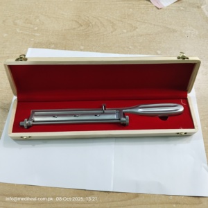 Couteau manuel de greffe de peau en acier inoxydable chirurgical certifié ISO13485, modèle Humby, avec poignée de greffe de peau Watson Braithwaite - Product Image 3
