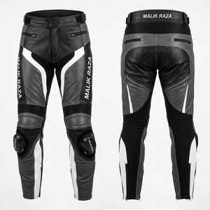 Multi Color Genuine <b>Leather</b> Motorbike <b>Trousers</b> <b>Men</b> Women Personalized Measurements Track Gear - Product Image 3