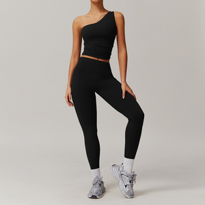 Conjunto de Yoga a Bajo Precio, Ropa Deportiva Ecológica y Transpirable, Ropa de Gimnasio, Venta al Por Mayor, Sujetador Deportivo Reversible de Secado Rápido y Lavable - Product Image 3