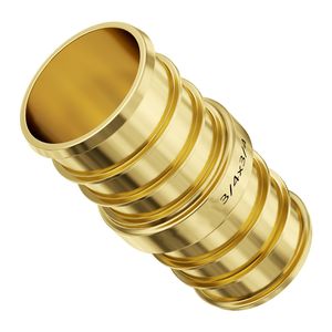 50 Pezzi Raccordi per Tubi in Ottone Resistenti 3/4'' a Morsetto, Connettori Diritti per Tubi, Elementi Essenziali per Impianti Idraulici e Aria - Product Image 3