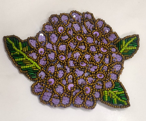 Unique Embroidery <b>Beaded</b> Fabric <b>Coaster</b> Classic Style Custom Diameter Custom Thickness Eco-Friendly High Durable Home Hotel - Product Image 1