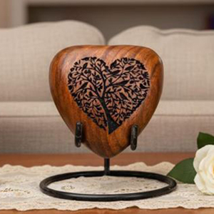 Wooden Ash Storage for Cremation Remains Handcrafted Wooden Funeral Urn Wholesale by AYAANS - Product Image 2