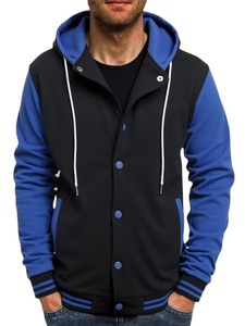 High Quality Premium Winter Season Plus Size Men's 100% Cotton Fleece Knitted Hooded Pocket Regular Fit Eco-Friendly Breathable - Product Image 2