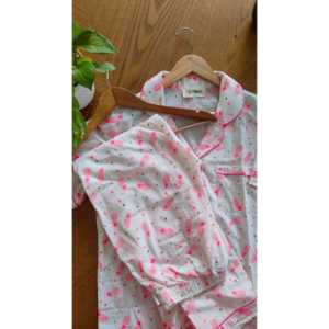 Ensemble de pyjama pour femme avec imprimé ananas et sucettes glacées, vêtements de nuit confortables - Product Image 2