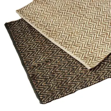 По низкой цене, высококлассные джутовые коврики прямоугольной формы, натуральный цвет, джутовые коврики и ковер для украшения дома