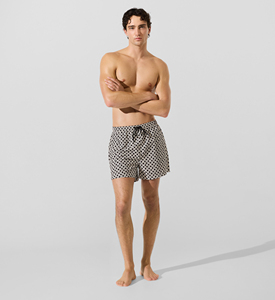 Shorts de plage d'été imprimés 100% polyester, séchage rapide, légers, shorts de bain, taille élastique - Product Image 6