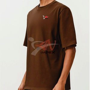เสื้อยืดลำลองผู้ชาย ผ้าฝ้าย 100% แขนสั้น ระบายอากาศได้ดี เสื้อกีฬา คอกลม ทรงหลวม ใส่สบาย - Product Image 3