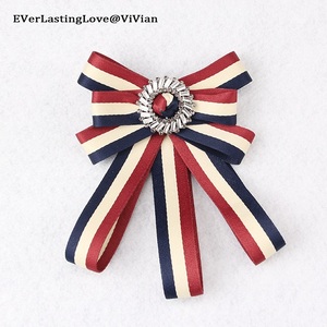 Elegante Broche de Lazo Grande con Gemas, Pin Decorativo con Cristales, Joyería de Moda para Mujer, para Fiestas y Bodas - Product Image 1