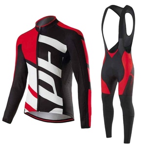 Latest Design Cycling Jersey Breathable Windproof Spandex Polyester With Custom Logo Unisex Cycling Uniform - Product Image 4