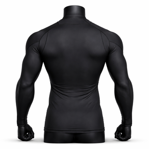 T-shirt de compression décontracté pour homme, respirant, séchage rapide, vêtements de sport, OEM, marque privée, vente en gros, faible MOQ - Product Image 2
