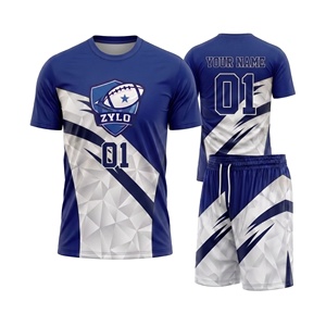 ชุดยูนิฟอร์มฟุตบอลแบบมีธง 7v7 สำหรับเยาวชน แบบสั่งทำพิเศษ เสื้อแขนสั้น ชุดทีม - Product Image 5