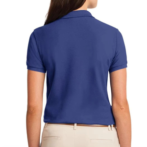 Chemises polo pour femmes en gros, prix d'usine, douces, respirantes, durables, séchage rapide, coton et polyester, vêtements de mode - Product Image 5