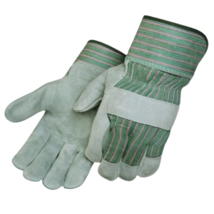 Guantes de Seguridad Reflectantes de Primera Calidad, Duraderos, para Construcción, Trabajo Pesado, de Cuero Dividido, Industriales, Antideslizantes y Resistentes al Calor - Product Image 1
