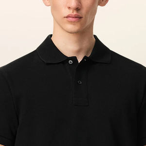 เสื้อยืดผู้ชายคุณภาพสูง ดีไซน์ปี 2026 พร้อมกระดุมปิด ราคาประหยัด ผลิตจากวัสดุคุณภาพสูง สีพื้น คอปกพับได้ - Product Image 2