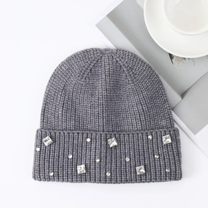 Gorro de Invierno Acrílico Jacquard de Alta Calidad, Elegante, Unisex, Ajustable con Botón, para Uso Diario, Gorros Unisex Más Vendidos - Product Image 4