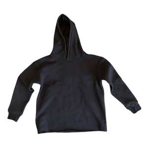 Sweat à capuche zippé pour homme en molleton épais de qualité supérieure, avec logo imprimé en relief personnalisé, style vintage, en coton mélangé. - Product Image 1