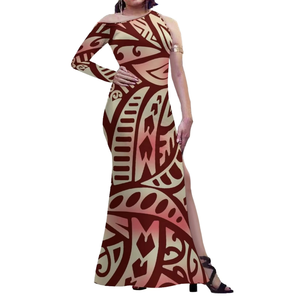 Nuevo Vestido Corto Casual de Verano Polinesio Elegante para Mujer, Vestido Isleño Samoano Puletasi, Estilo Bodycon, Tallas Grandes - Product Image 3