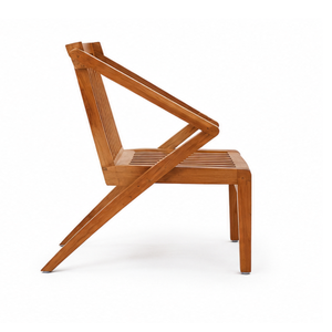 Silla de Comedor Moderna de Madera de Teca Sólida para Exteriores, Silla de Jardín de Lujo para Hotel, Villa, Resort, Fabricante de Muebles de Patio - Product Image 3