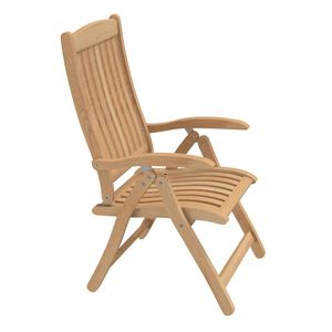 Luxury Adjustable Folding Teak Wood Outdoor Dining <b>Chair</b> Solid Wood Waterproof Patio Furniture for Restaurant Use - Product Image 3