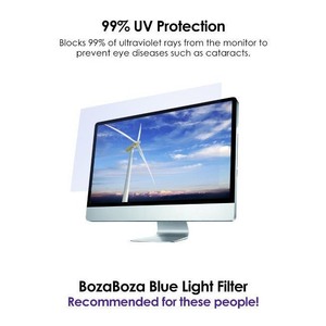 Filtre anti-lumière bleue BLC15.6"W, écran de protection oculaire 15,6 pouces, prévient la fatigue oculaire et l'exposition à la lumière bleue, rangement facile, marque de confiance - Product Image 5