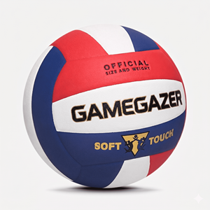 ลูกวอลเลย์บอล GAMEGAZER MS-VB-1023 PU ทนทาน น้ำหนักเบา ขนาด 5 น้ำหนัก 260-280 กรัม รอบวง 650-670 มม. เย็บด้วยเครื่องจักร ปรับแต่งได้ - Product Image 2