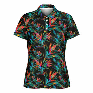 Polo de Golf de Manga Corta para Mujer de Alta Calidad, Personalizable con Logotipo, Sublimación Térmica, Informal, Tejido, para Exteriores - Product Image 1