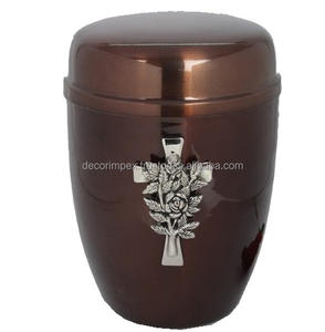 Urna funeraria de cremación para adultos con tema texturizado elegante para cenizas humanas completamente hecha a mano decorativa de alta calidad - Product Image 2