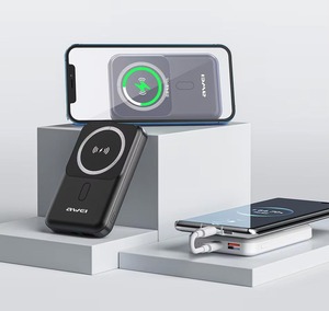 พาวเวอร์แบงค์ไร้สายระดับพรีเมียม 10000mAh เครื่องชาร์จพกพาขนาดกะทัดรัด ออกแบบมาเพื่อการชาร์จมือถืออย่างรวดเร็ว - Product Image 4