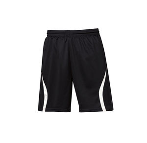 <b>Men</b> Red Solid Sport <b>Shorts</b> Front Logo Mid Elastic Waist <b>White</b> Side Stripes Quick Dry 100% Polyester Digital Printing Summer - Product Image 6