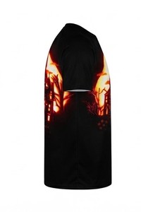 T-shirt de sport personnalisé pour Halloween, impression par sublimation en microfibre, unisexe, respirant, séchage rapide, pour la salle de sport et l'entraînement - Product Image 2