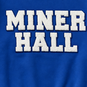 Sweat-shirt d'hiver en polaire Zeta Phi Beta Miner Hall bleu pour femme, broderie de lettres grecques écologiques, col rond, haut de gamme - Product Image 6