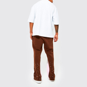 ราคาขายส่ง กางเกงขาบานผู้ชาย OEM ODM มีทุกขนาด ดีไซน์ใหม่ กางเกงจ็อกเกอร์ลำลอง กางเกงขาบานผู้ชาย - Product Image 2