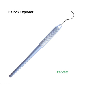 เครื่องมือสำรวจฟันแบบปลายเดี่ยว รุ่น Ergonomic Manual Single Ended Dental 9 Explorer ผลิตจากสแตนเลส ได้รับการรับรองมาตรฐาน CE โดย Roboz Tech ผลิตในประเทศปากีสถาน - Product Image 4