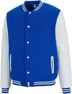 Heavyweight Wool Varsity <b>Jacket</b> With Leather Sleeves Premium Custom Letterman <b>Jacket</b> Wholesale Manufacturer - Product Image 1