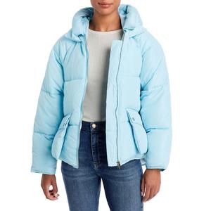 Hot Warm Shiny <b>Bubble</b> Women's Coats Fashion Long Sleeve Solid Zipper Pocket Short Women Puffer Jacket Winter Jacket - Product Image 4