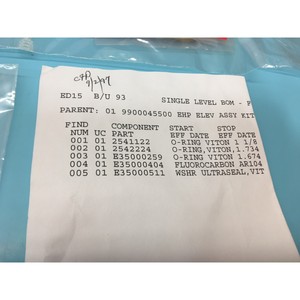 VARIAN 9900054400 EHP <b>ELEV</b> ASSY KIT, 2541122 - Trusted Global Legacy Semiconductor Equipment and <b>Parts</b> at - Product Image 6