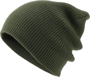 Chapeaux d'hiver chauds classiques pour hommes, bonnet en tricot acrylique, bonnet à revers, bonnet pour tous les jours - Product Image 4