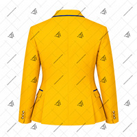 Blazer habillé brodé pour femme, style grec Sigma Gamma Rho, à simple boutonnage, idéal pour les occasions formelles et professionnelles - Vente en gros