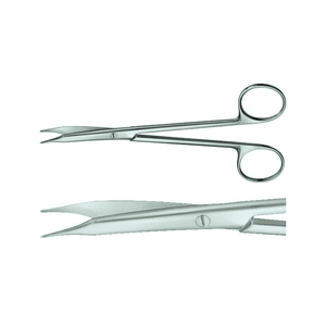 Ciseaux de tenotomie en acier inoxydable Reynolds, délicats, à lame courbée et pointe arrondie, instruments de chirurgie plastique - Product Image 4